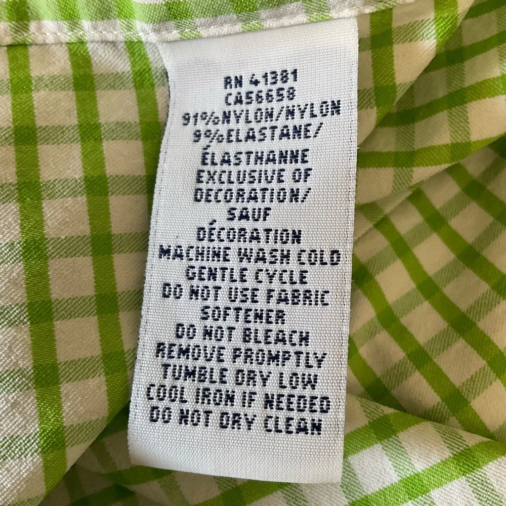 Polo Ralph Lauren Performance Green/White Check Long Sleeve Men’s Shirt,…